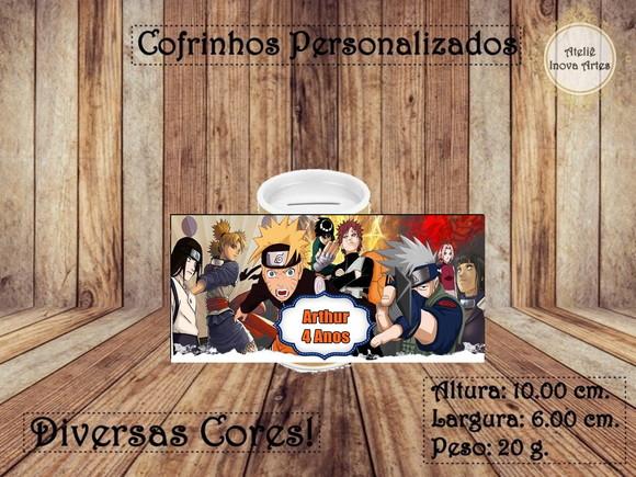 Cofrinho Personalizado Naruto