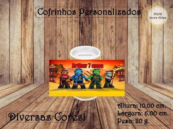 Cofrinho Personalizado Ninjago