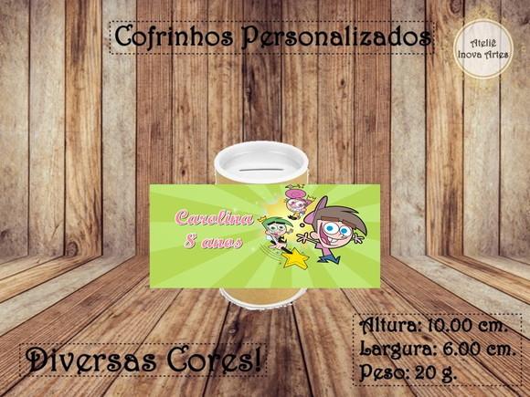 Cofrinho Personalizado Padrinhos Mágicos