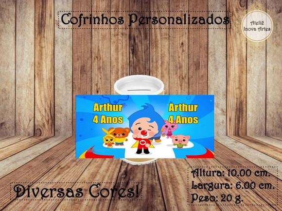 Cofrinho Personalizado Palhaço Plim Plim
