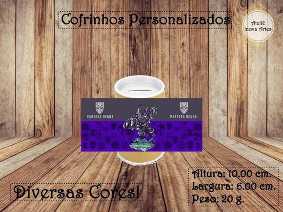 Cofrinho Personalizado Pantera Negra