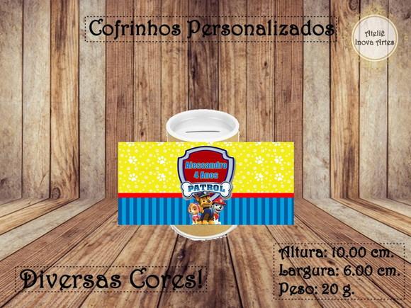 Cofrinho Personalizado Patrulha Canina