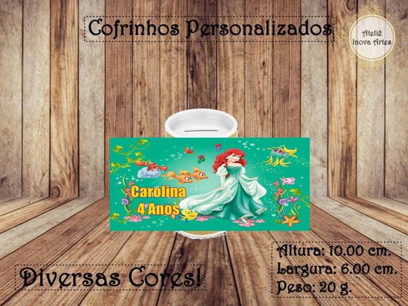 Cofrinho Personalizado Pequena Sereia