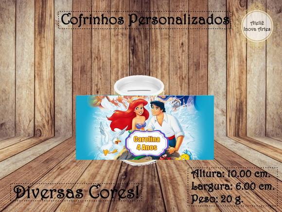 Cofrinho Personalizado Pequena Sereia