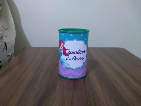 Cofrinho Personalizado Pequena Sereia
