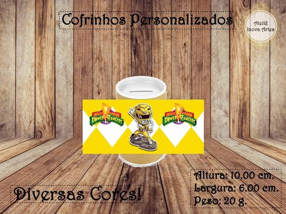 Cofrinho Personalizado Power Rangers