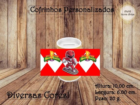 Cofrinho Personalizado Power Rangers