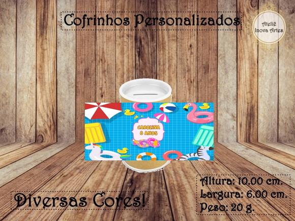 Cofrinho Personalizado Pool Party