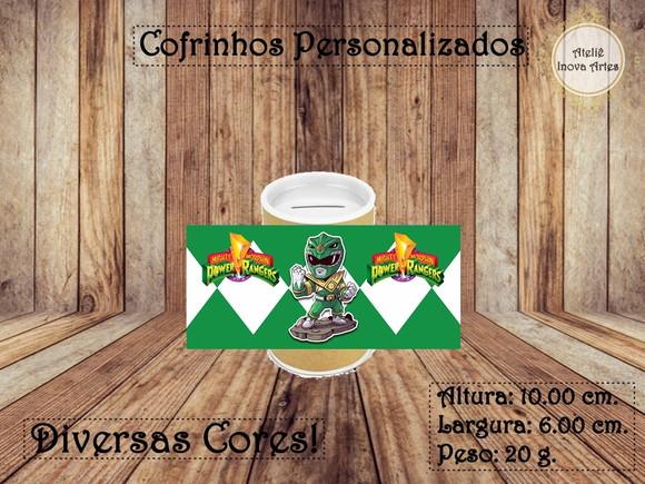 Cofrinho Personalizado Power Rangers