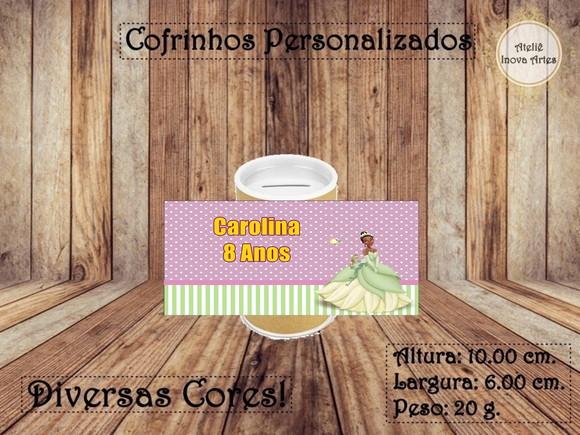 Cofrinho Personalizado Princesa e o Sapo