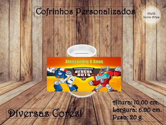 Cofrinho Personalizado Rescue Bots