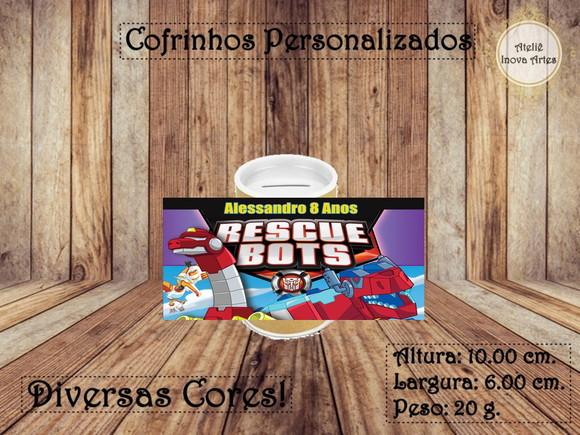 Cofrinho Personalizado Rescue Bots