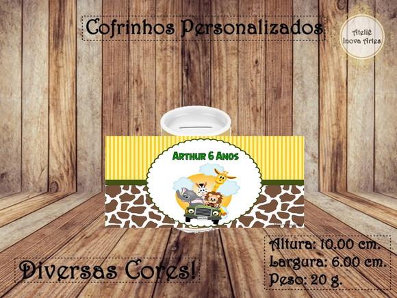Cofrinho Personalizado Safari