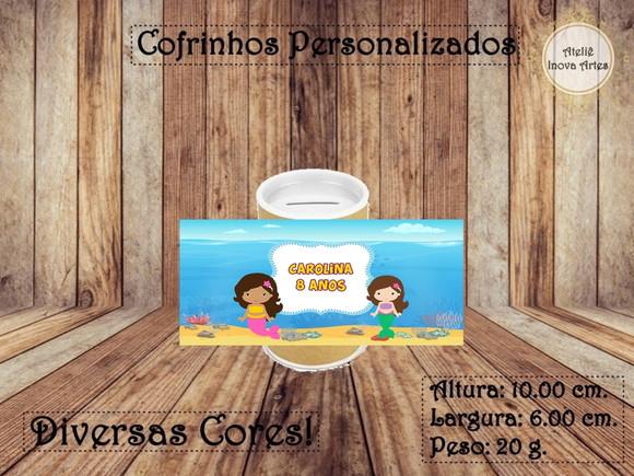 Cofrinho Personalizado Sereia