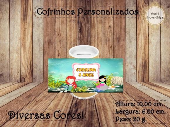 Cofrinho Personalizado Sereia