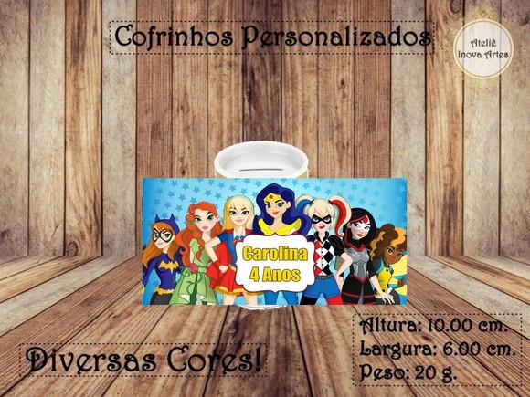 Cofrinho Personalizado Super Hero Girls