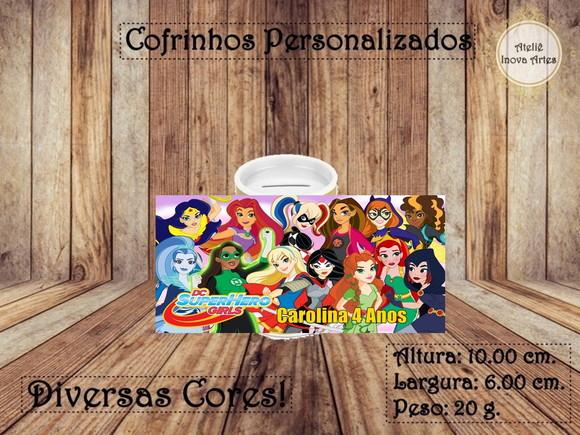 Cofrinho Personalizado Super Hero Girls