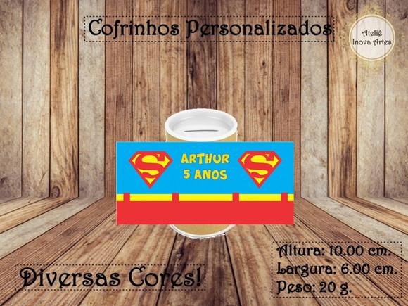 Cofrinho Personalizado Super Homem