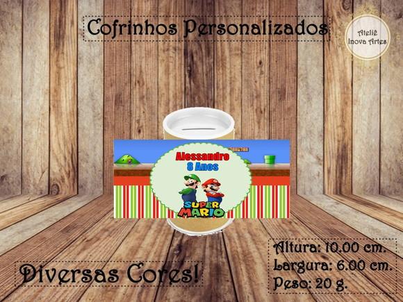 Cofrinho Personalizado Super Mário