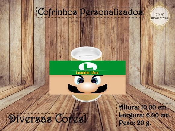 Cofrinho Personalizado Super Mário