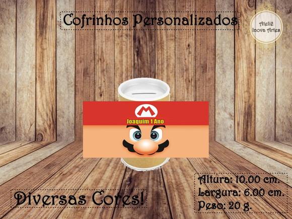 Cofrinho Personalizado Super Mário