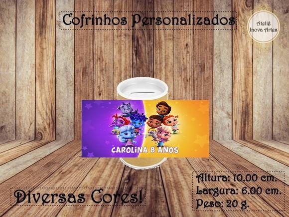 Cofrinho Personalizado Super Monstros em Ação