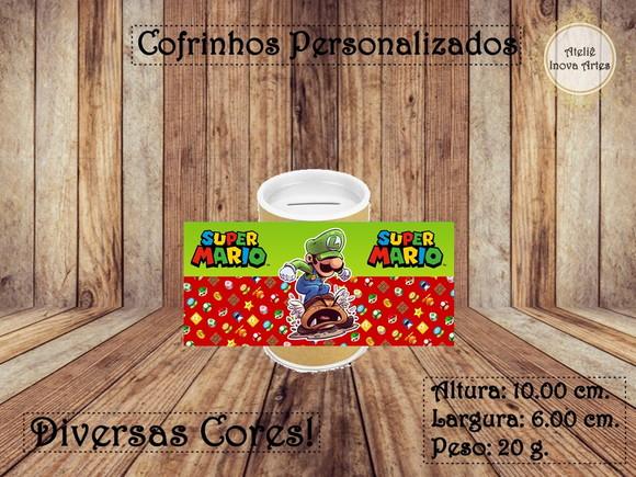 Cofrinho Personalizado Super Mário