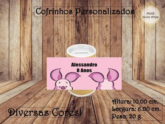Cofrinho Personalizado Ursinho Pooh