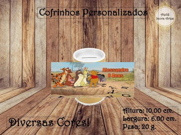Cofrinho Personalizado Ursinho Pooh