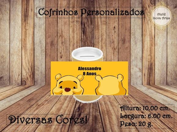 Cofrinho Personalizado Ursinho Pooh