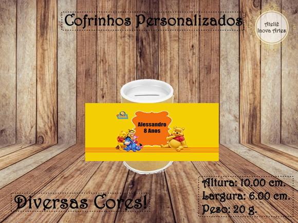 Cofrinho Personalizado Ursinho Pooh