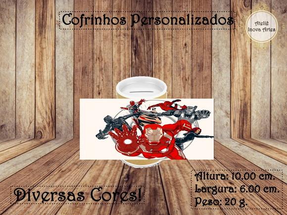 Cofrinho Personalizado Vingadores
