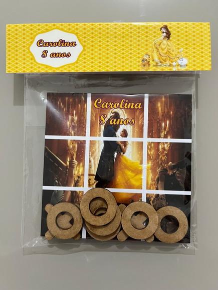 Jogo da Velha Personalizado Bela e a Fera