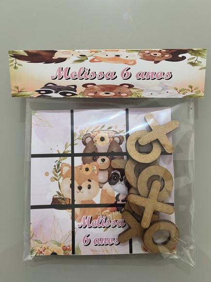 Jogo da Velha Personalizado Bosque Encantado