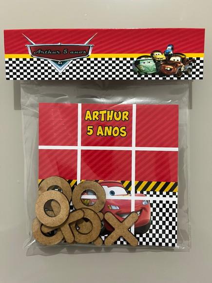 Jogo da Velha Personalizado Carros