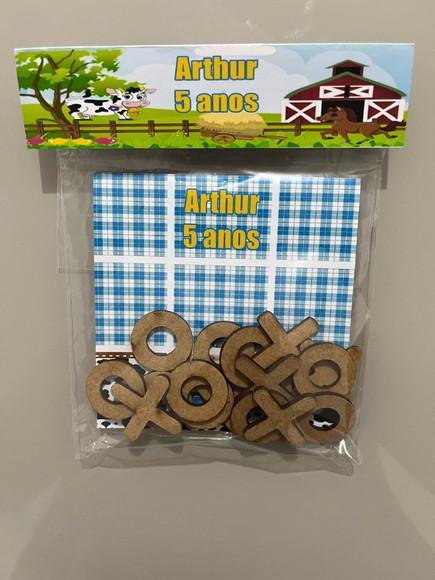 Jogo da Velha Personalizado Fazendinha