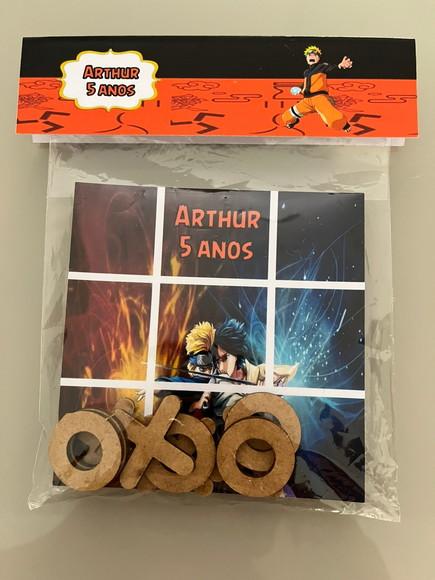 Jogo da Velha Personalizado Naruto