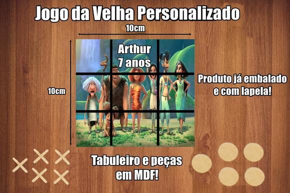 Jogo da Velha Personalizado os Croods