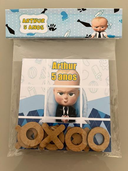 Jogo da Velha Personalizado Poderoso Chefinho
