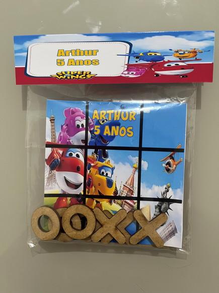 Jogo da Velha Personalizado Super Wings
