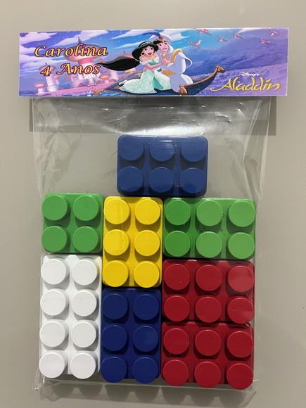 Kit Bloco de Montar Personalizado Aladdin