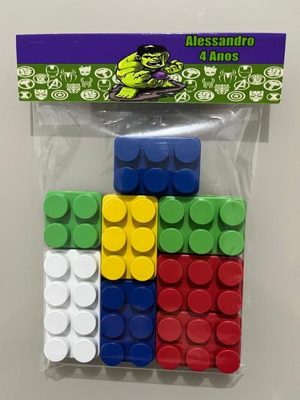 Kit Bloco de Montar Personalizado Hulk