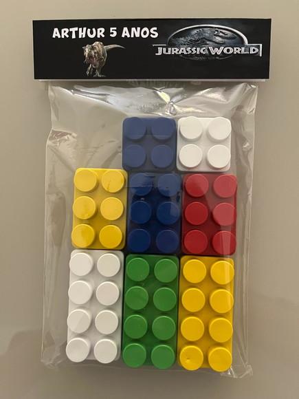 Kit Bloco de Montar Personalizado Jurassic World