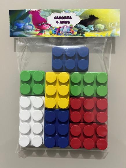 Kit Bloco de Montar Personalizado Trolls