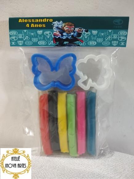 Kit Massinha Personalizada Aquaman