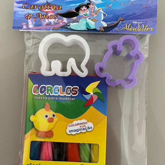 Kit Massinha Personalizada Aladdin