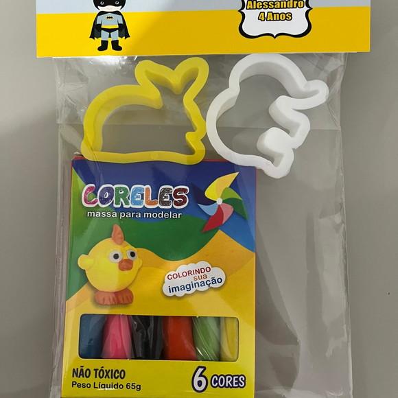 Kit Massinha Personalizada Batman