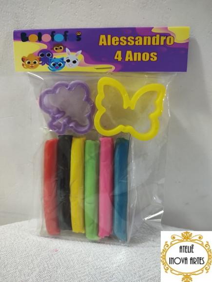 Kit Massinha Personalizada Bolofofos