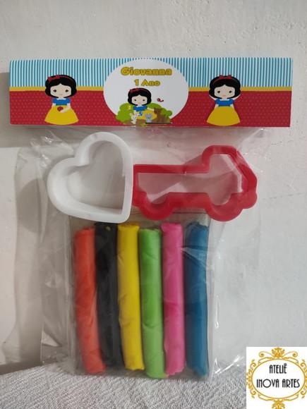 Kit Massinha Personalizada Branca de Neve