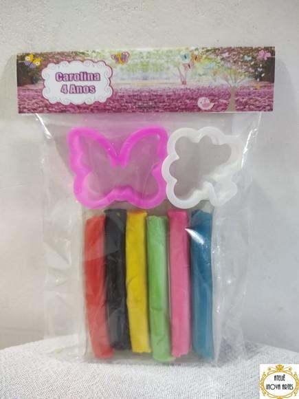 Kit Massinha Personalizada Jardim Encantado